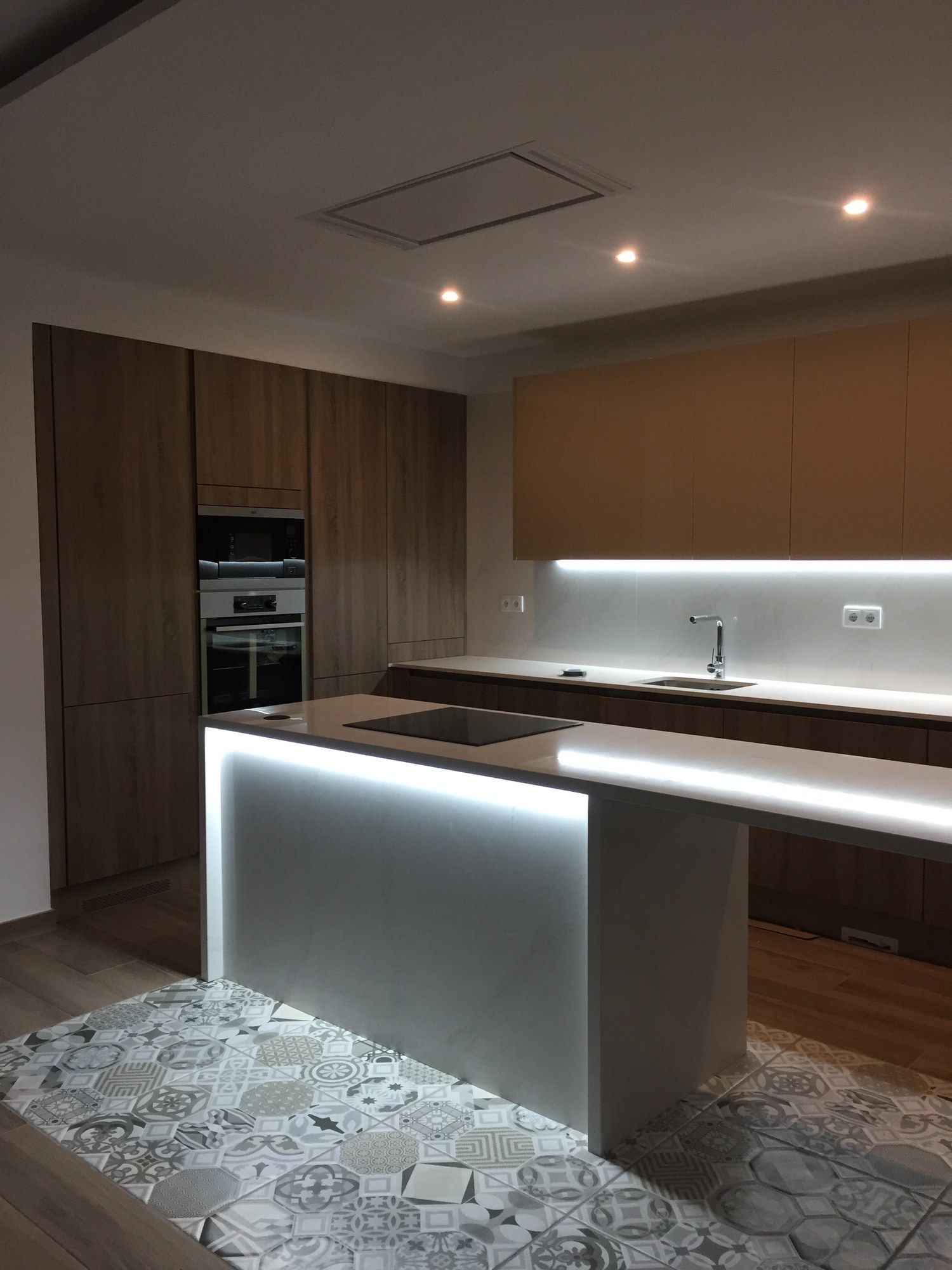 Timber kitchen completed by RBWF